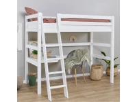 Hoppekids ECO Luxury hoogslaper met bureau en lounge 90x200 - schuine ladder - luxe bodem - Afbeelding 13