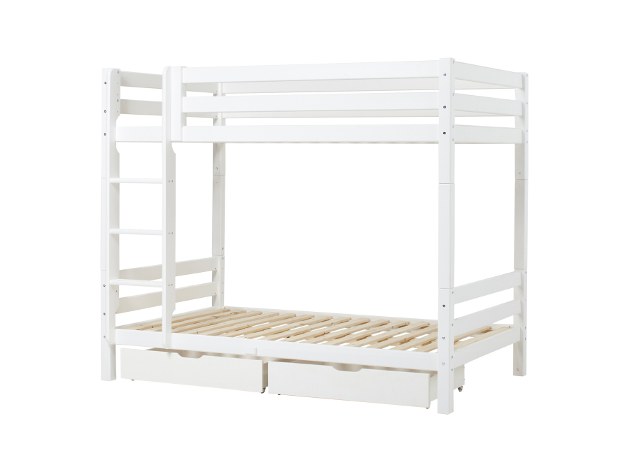 Hoppekids ECO Luxury hoog stapelbed 120x200 - rechte ladder - Afbeelding 5