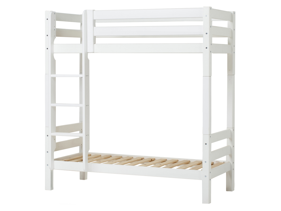Hoppekids ECO Luxury hoog stapelbed 70x160 - rechte ladder