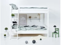 Hoppekids ECO Luxury hoog stapelbed 120x200 - schuine ladder - Afbeelding 2