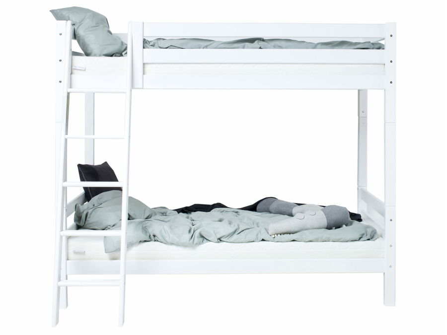 Hoppekids ECO Luxury hoog stapelbed 120x200 - schuine ladder - Afbeelding 5