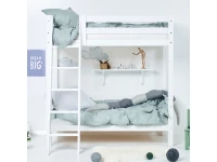 Hoppekids ECO Luxury hoog stapelbed 70x160 - schuine ladder - Afbeelding 2