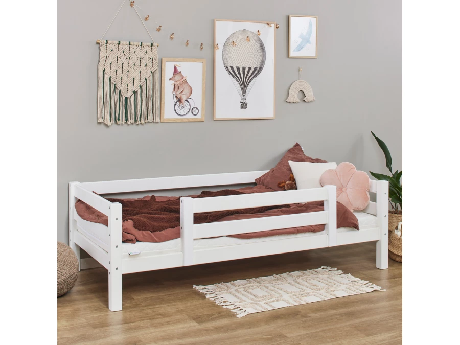 Hoppekids ECO Luxury bedbank met 1/2 uitvalbeschermer 90x200 - Afbeelding 3