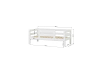 Hoppekids ECO Luxury juniorbed met 1/2 uitvalbeschermer 70x160 - Afbeelding 5