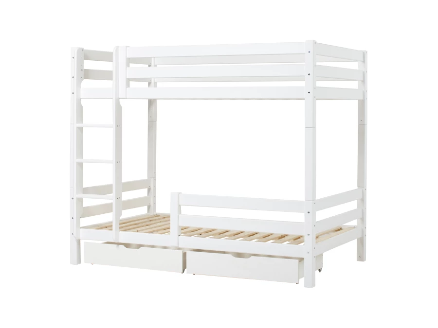 Hoppekids ECO Luxury hoog stapelbed met uitvalbeschermer 120x200 - rechte ladder - Afbeelding 5