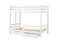 Hoppekids ECO Luxury hoog stapelbed met uitvalbeschermer 120x200 - rechte ladder - Afbeelding 6