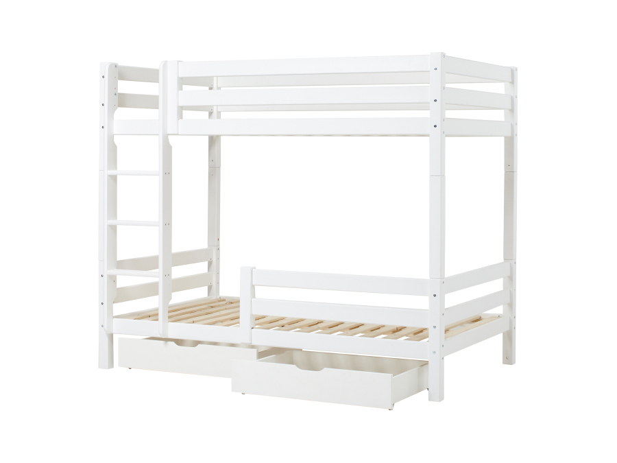 Hoppekids ECO Luxury hoog stapelbed met uitvalbeschermer 120x200 - rechte ladder - Afbeelding 6