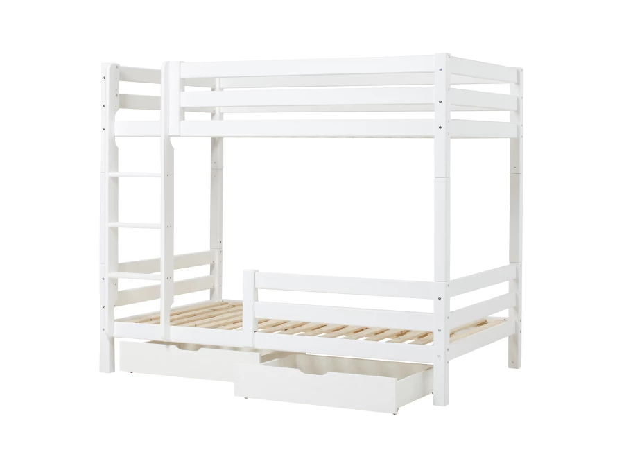 Hoppekids ECO Luxury hoog stapelbed met uitvalbeschermer 120x200 - rechte ladder - Afbeelding 6