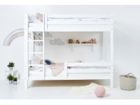 Hoppekids ECO Luxury hoog stapelbed met uitvalbeschermer 120x200 - rechte ladder - Afbeelding 2