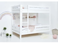 Hoppekids ECO Luxury hoog stapelbed met uitvalbeschermer 120x200 - rechte ladder - Afbeelding 3