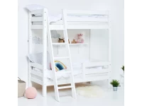 Hoppekids ECO Luxury hoog stapelbed met uitvalbeschermer 70x160 - schuine ladder - Afbeelding 3