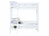 Hoppekids ECO Luxury hoog stapelbed met uitvalbeschermer 70x160 - schuine ladder - Afbeelding 5