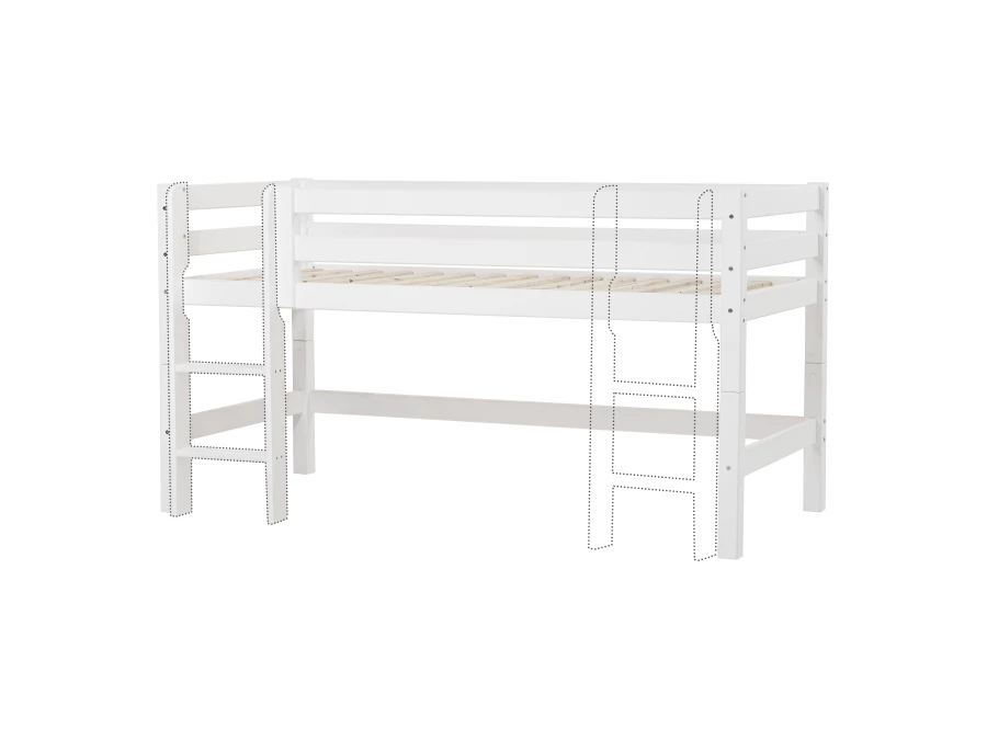 Hoppekids ECO Luxury halfhoogslaper 90x200 - rechte ladder - Afbeelding 7