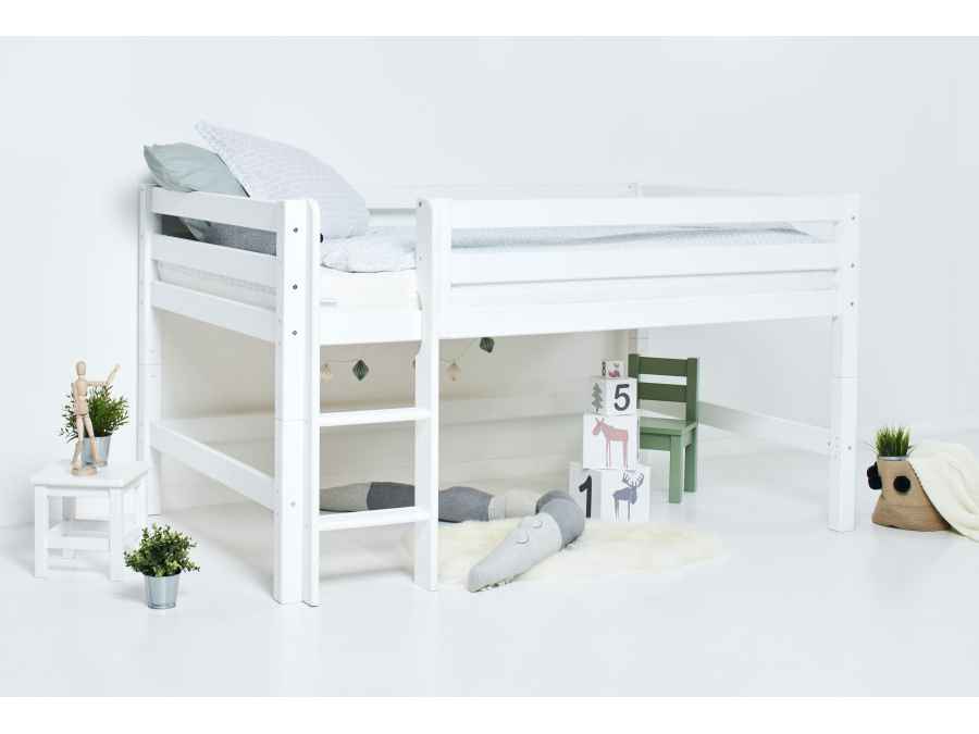 Hoppekids ECO Luxury halfhoogslaper 120x200 - rechte ladder - Afbeelding 3