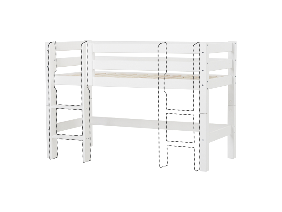 Hoppekids ECO Luxury halfhoogslaper 70x160 - rechte ladder - Afbeelding 5