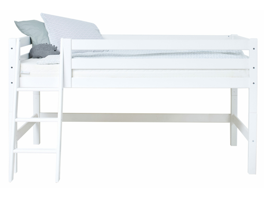 Hoppekids ECO Luxury halfhoogslaper 120x200 - schuine ladder - Afbeelding 6