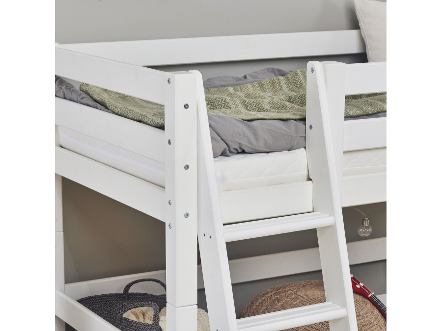 Hoppekids ECO Luxury halfhoogslaper 90x200 - schuine ladder - Afbeelding 3
