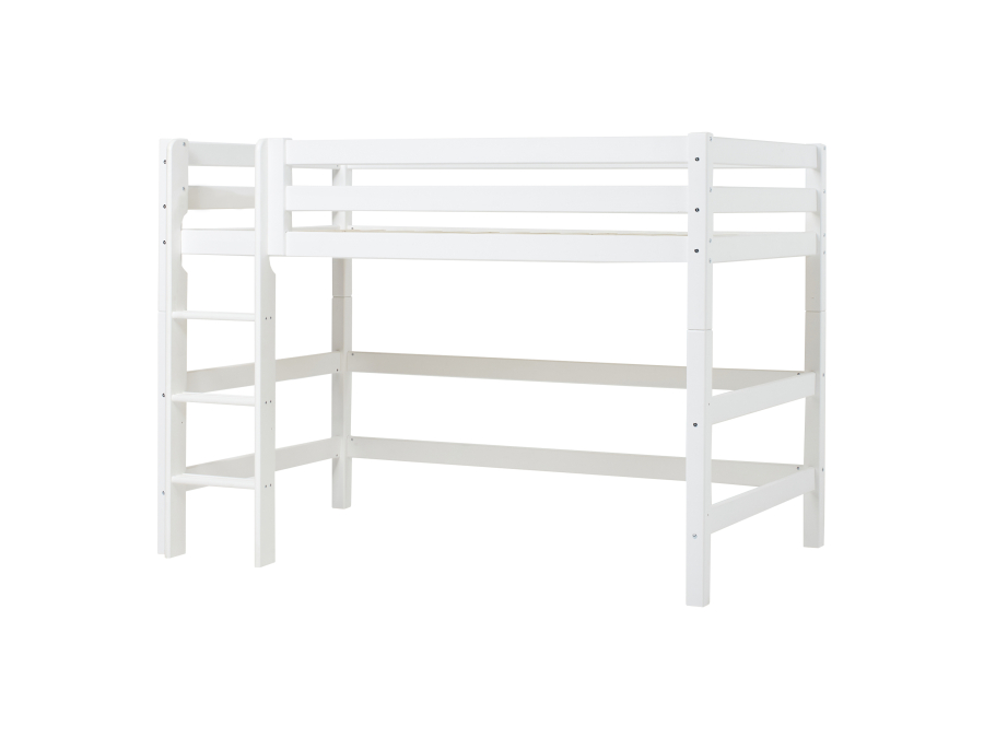 Hoppekids ECO Luxury verhoogde halfhoogslaper 120x200 - rechte ladder