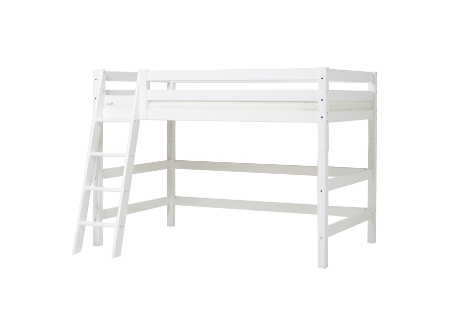 Hoppekids ECO Luxury verhoogde halfhoogslaper 120x200 - schuine ladder - Afbeelding 4
