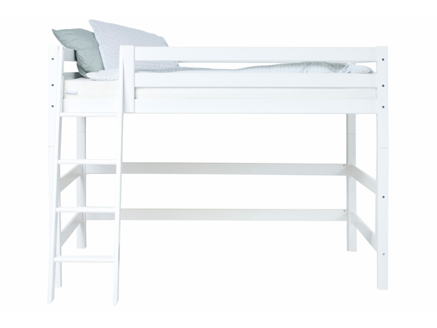 Hoppekids ECO Luxury verhoogde halfhoogslaper 120x200 - schuine ladder - Afbeelding 5