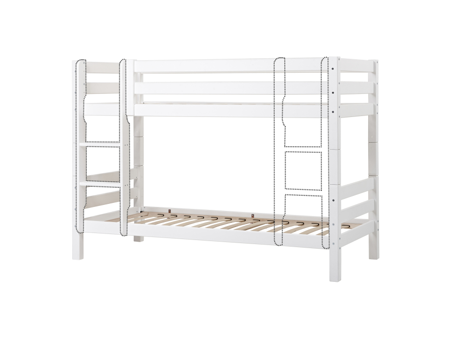 Hoppekids ECO Luxury stapelbed 90x200 - rechte ladder - luxe bodem - Afbeelding 11