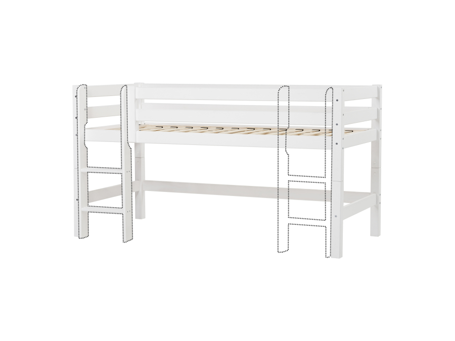 Hoppekids ECO Luxury halfhoogslaper 90x200 - rechte ladder - luxe bodem - Afbeelding 10