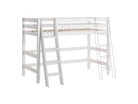 Hoppekids ECO Luxury verhoogde halfhoogslaper 90x200 - schuine ladder - luxe bodem - Afbeelding 10
