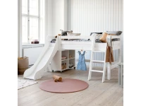 Hoppekids ECO Luxury halfhoogslaper met glijbaan 90x200 - schuine ladder - Afbeelding 2