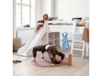 Hoppekids ECO Luxury halfhoogslaper met glijbaan 90x200 - schuine ladder - Afbeelding 3