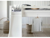 Hoppekids ECO Luxury halfhoogslaper met glijbaan 90x200 - rechte ladder - Afbeelding 2