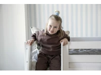 Hoppekids ECO Luxury halfhoogslaper met glijbaan 90x200 - rechte ladder - Afbeelding 4