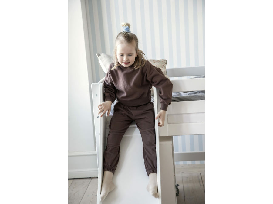 Hoppekids ECO Luxury halfhoogslaper met glijbaan 90x200 - rechte ladder - Afbeelding 3