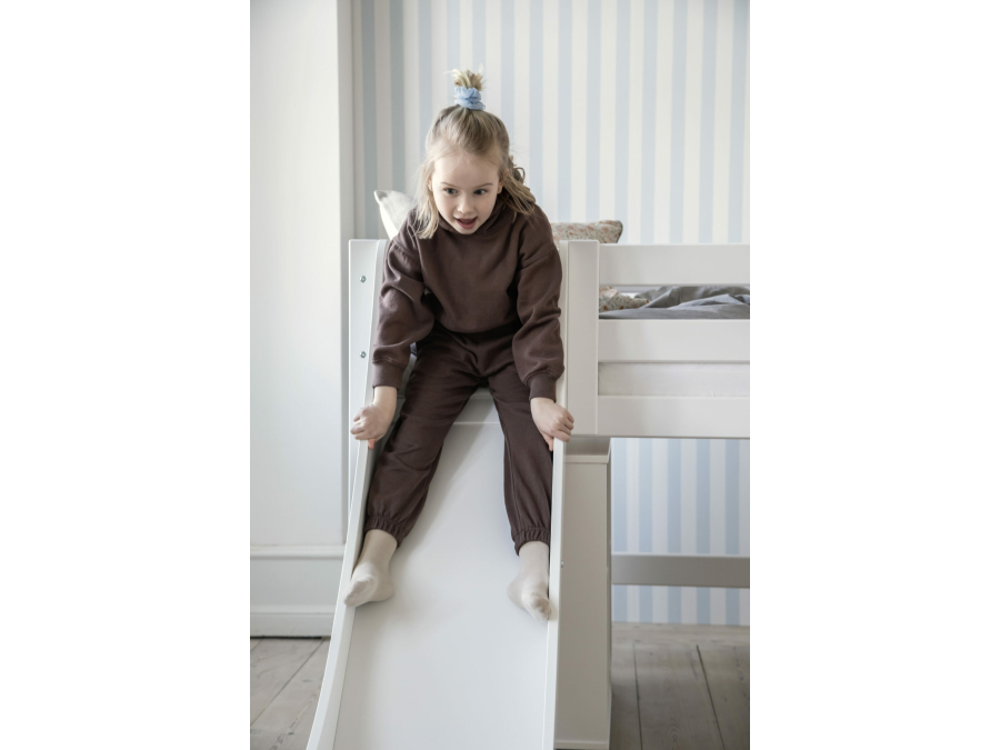 Hoppekids ECO Luxury halfhoogslaper met glijbaan 70x160 - schuine ladder - Afbeelding 5