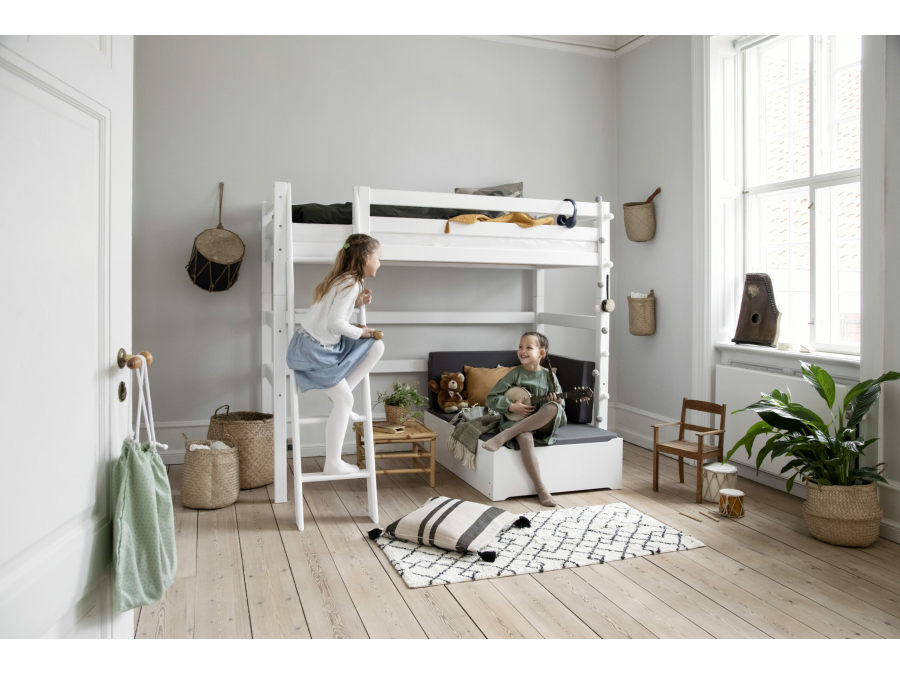 Hoppekids ECO Luxury hoogslaper 90x200 - schuine ladder - Afbeelding 6