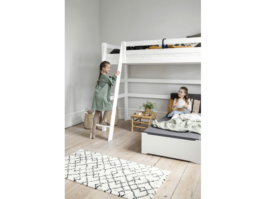Hoppekids ECO Luxury hoogslaper 90x200 - schuine ladder - Afbeelding 7