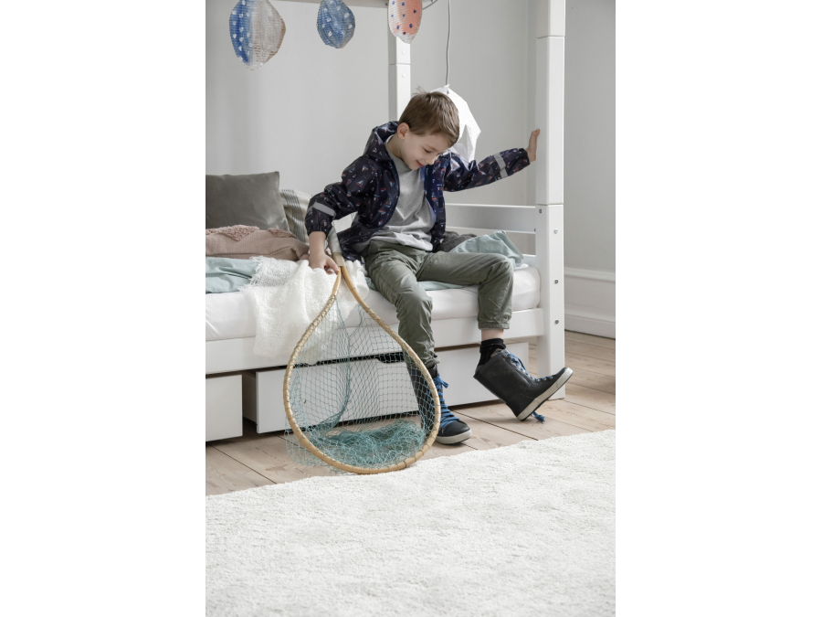 Hoppekids ECO Luxury hoog stapelbed 90x200 - rechte ladder - luxe bodems - Afbeelding 5