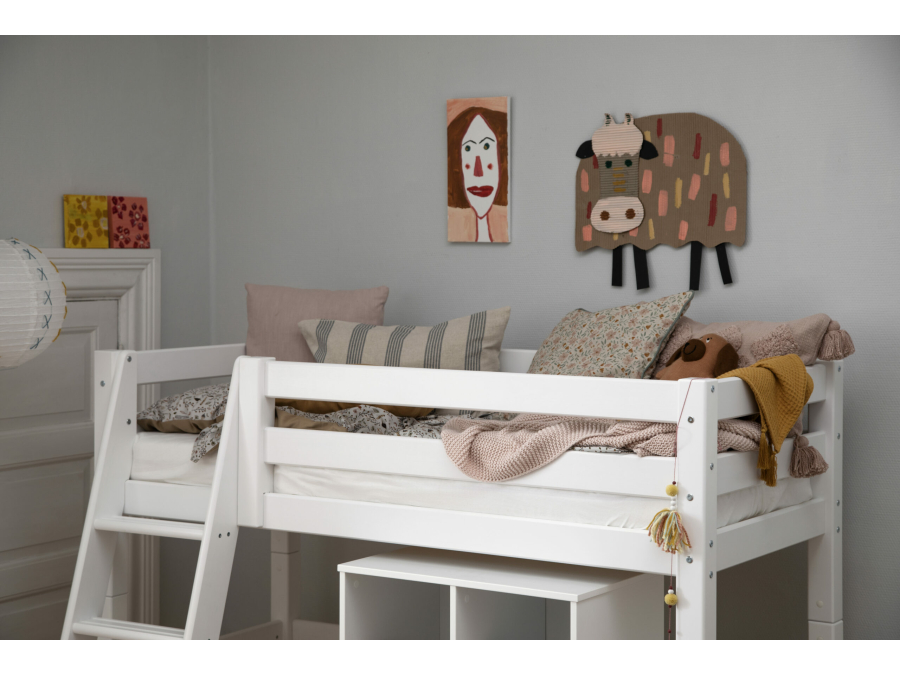 Hoppekids ECO Luxury halfhoogslaper 70x160 - schuine ladder - Afbeelding 5