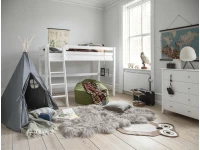 Hoppekids ECO Luxury verhoogde halfhoogslaper 90x200 - schuine ladder - Afbeelding 2