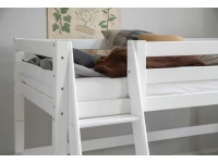 Hoppekids ECO Luxury verhoogde halfhoogslaper 90x200 - schuine ladder - Afbeelding 4