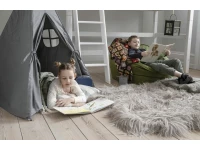 Hoppekids ECO Luxury verhoogde halfhoogslaper 90x200 - schuine ladder - Afbeelding 5