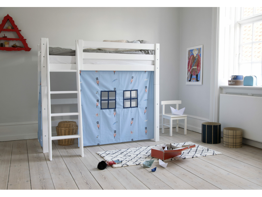 Hoppekids Tin Soldier Gordijn verhoogde halfhoogslaper 70x160 - Afbeelding 2