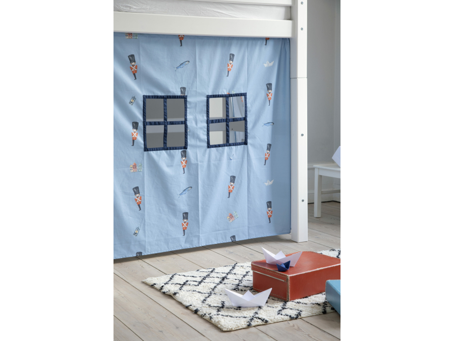 Hoppekids Tin Soldier Gordijn verhoogde halfhoogslaper 70x160 - Afbeelding 5