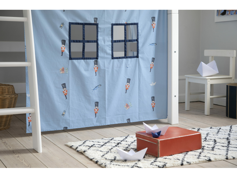 Hoppekids Tin Soldier Gordijn verhoogde halfhoogslaper 70x160 - Afbeelding 3