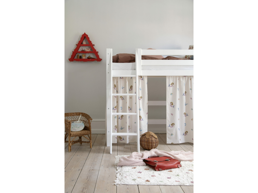 Hoppekids Mermaid gordijn - verhoogde halfhoogslaper 70x160 - Afbeelding 3