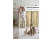 Hoppekids Ole Lukoie gordijn - verhoogde halfhoogslaper, Geel 70x160, 90x200 - Afbeelding 4