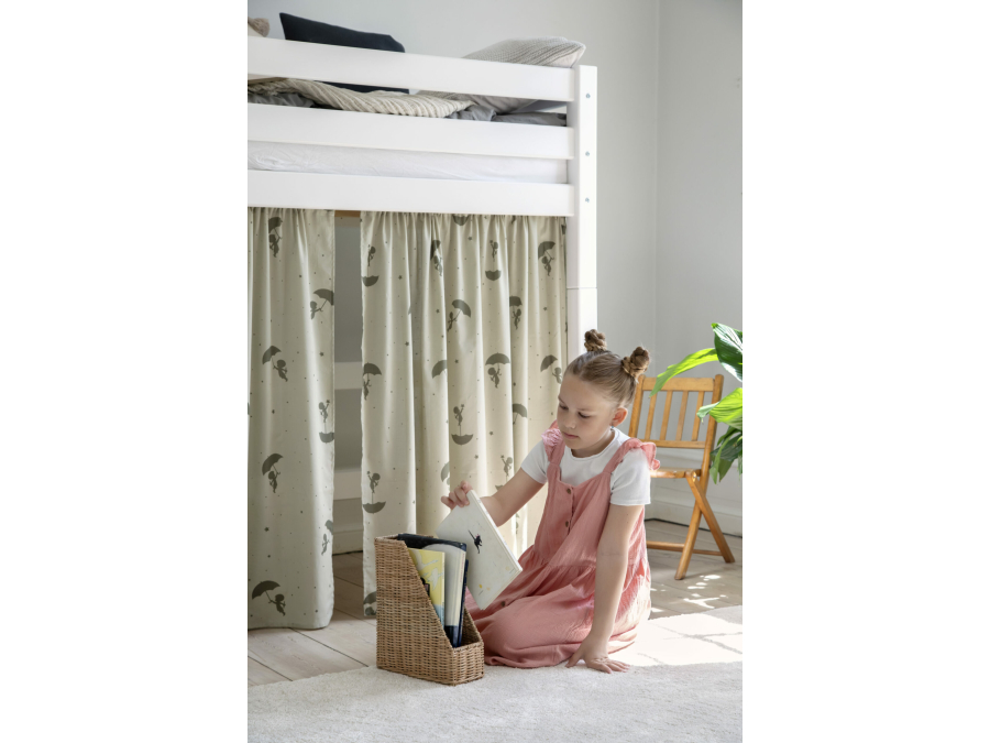 Hoppekids ECO Luxury verhoogde halfhoogslaper 70x160 - rechte ladder - Afbeelding 2