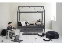 Hoppekids ECO Dream huisbed 90x200 - Smoked Pearl - Afbeelding 2