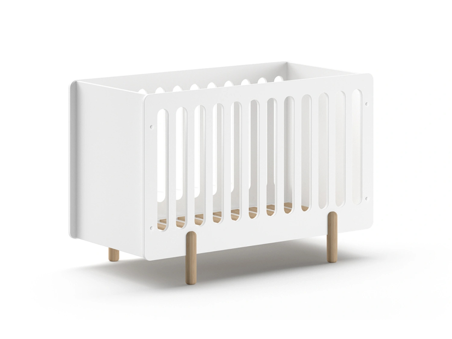 Jaxx Smile babybed 60x120 wit - Afbeelding 2