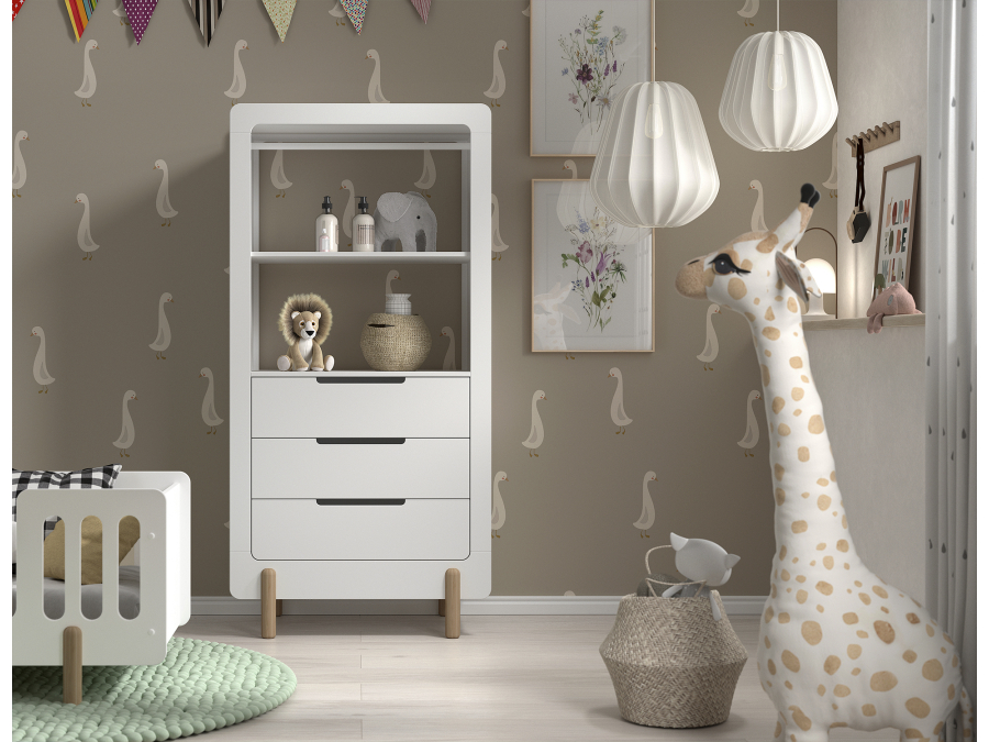 Jaxx Smile kast met 3 laden - Afbeelding 2