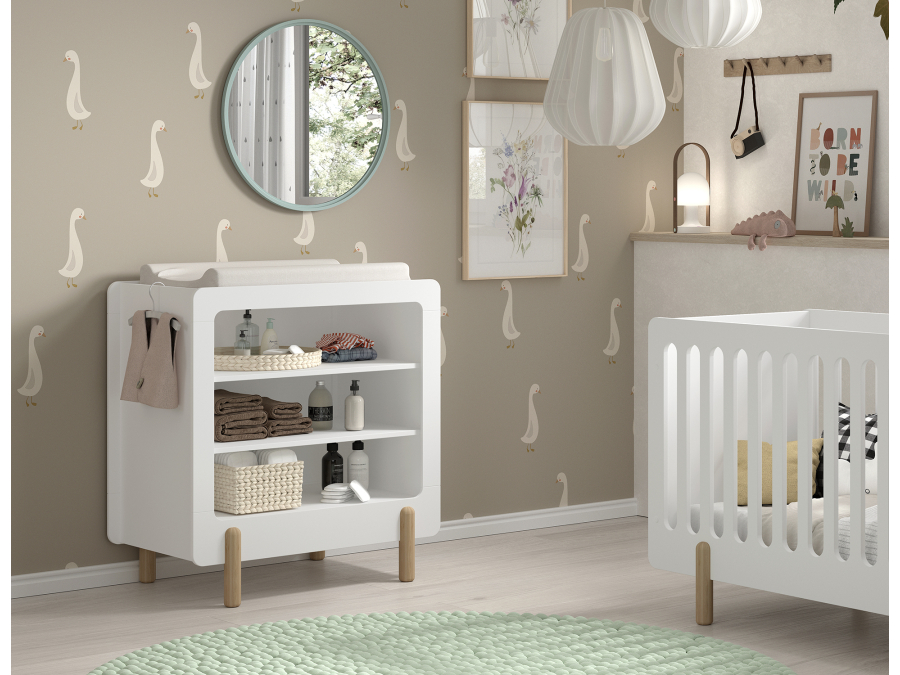 Jaxx Smile commode wit - Afbeelding 2